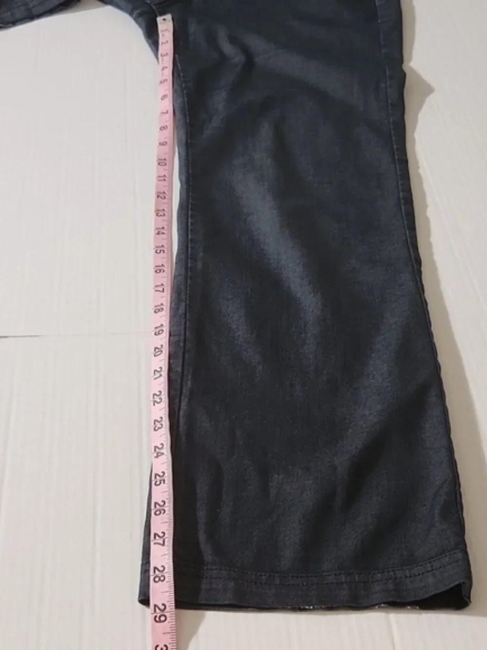 Prana Women SZ 2 Black Low Rise Straight Pocket Denim Jean Pants Hiking Outdoor